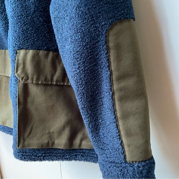 ZARA CONTRASTING POLAR FLEECE OVERSHIRT
8-9 YEARS (51,18 INCHES) | NAVY - Picture 4 of 6